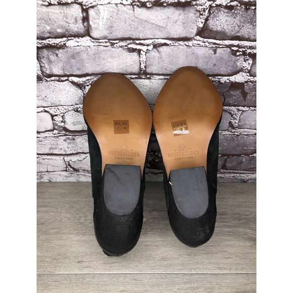 Musse & Cloud Black Suede Leather Chelsea Block Heel Boots Women’s Sz 9M US/40EU - Picture 16 of 16